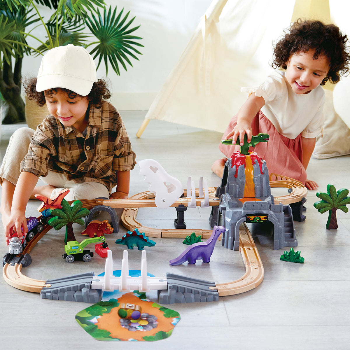 Dino Railway Adventure Set