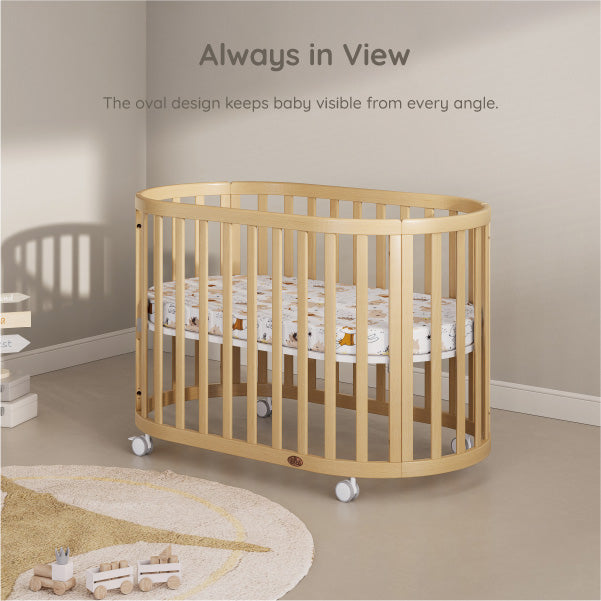 Eden Oval Cot