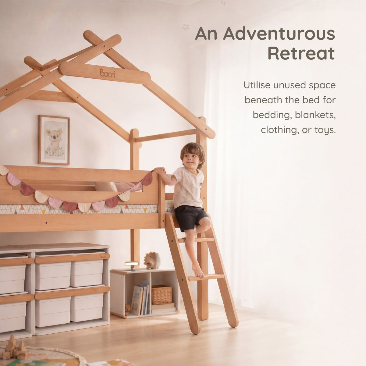 Forest Teepee Single Loft Bed package deal