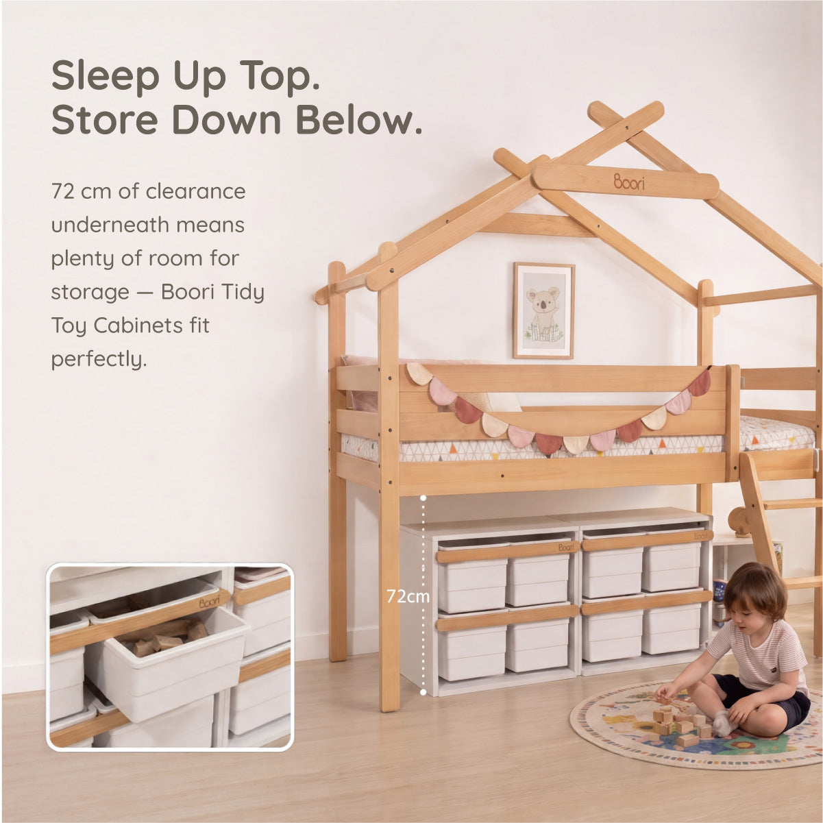Forest Teepee Single Loft Bed package deal