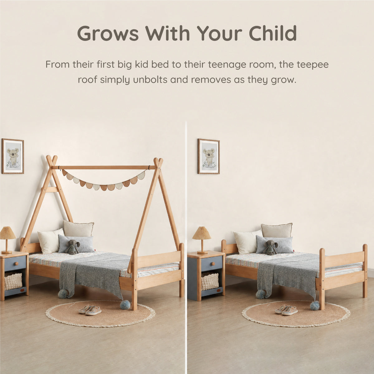 Forest Teepee Single Bed