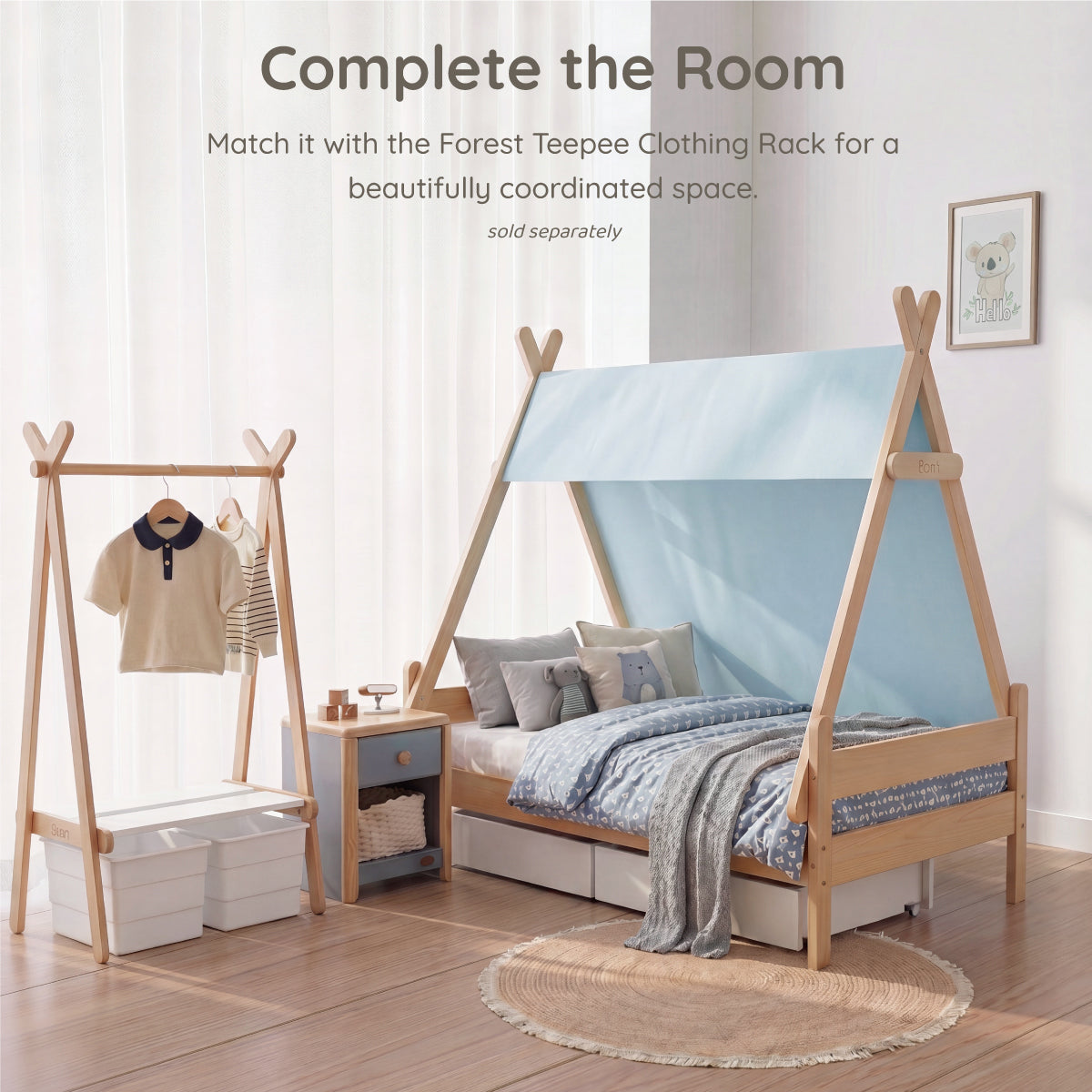 Forest Teepee Single Bed