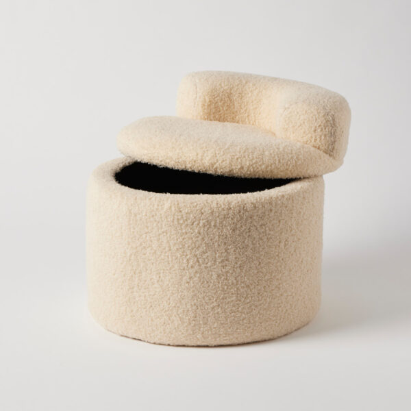 Jiggle & Giggle Bouclé Kids Storage Chair