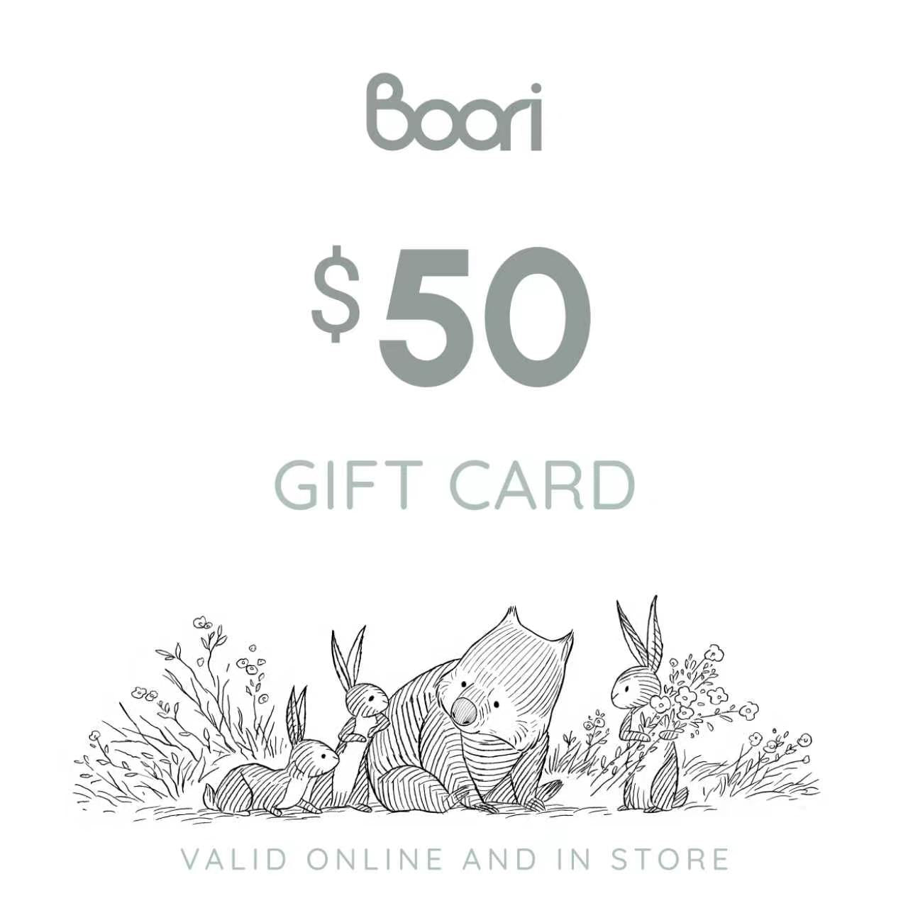 Boori Gift Card