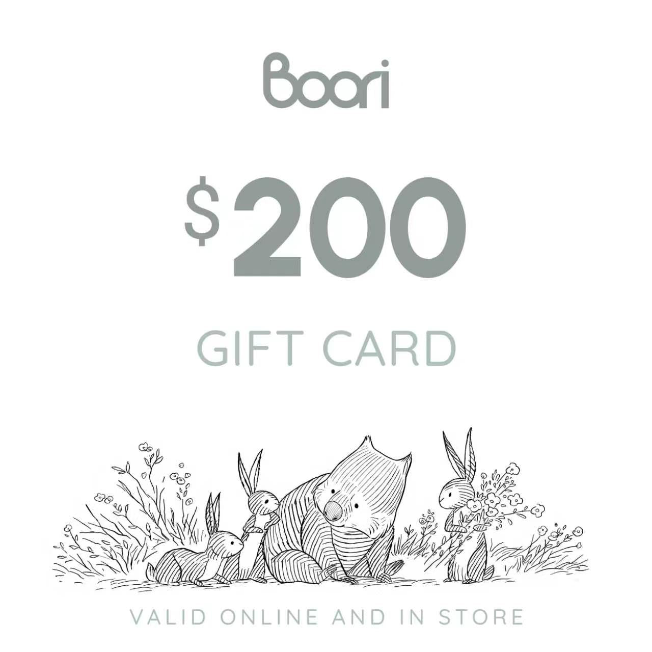 Boori Gift Card