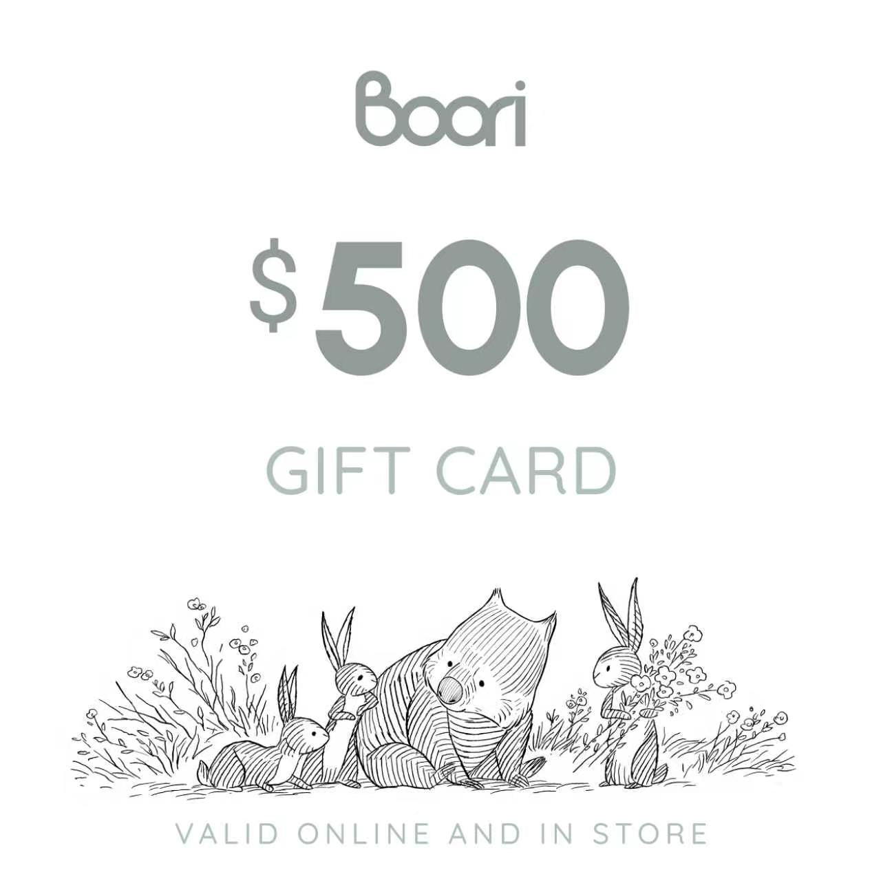 Boori Gift Card