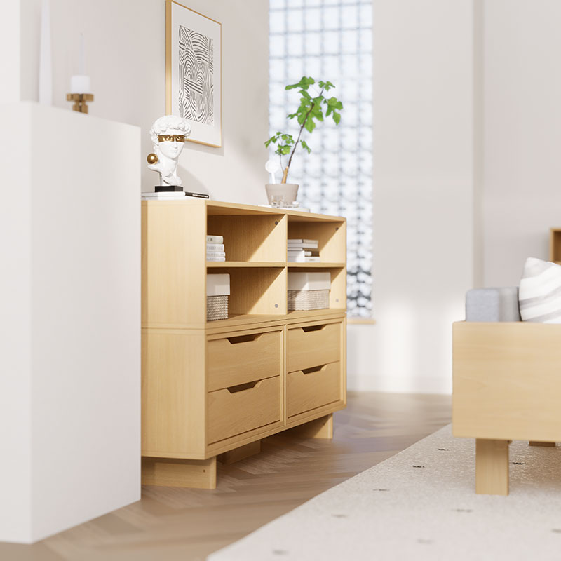 Sideboard Console (1.66m) + 4 Drawers