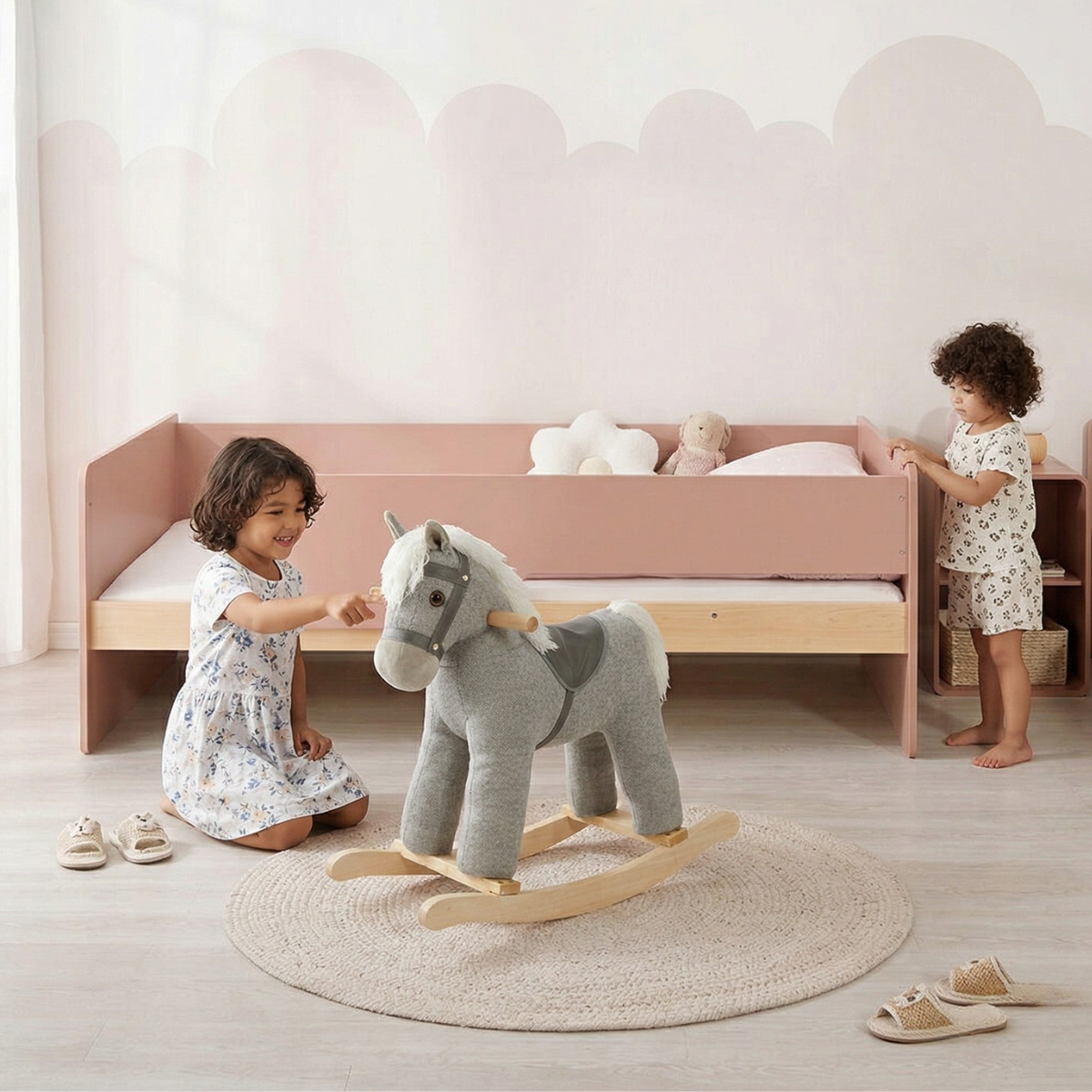 Jiggle & Giggle Rocking Tweed Horse