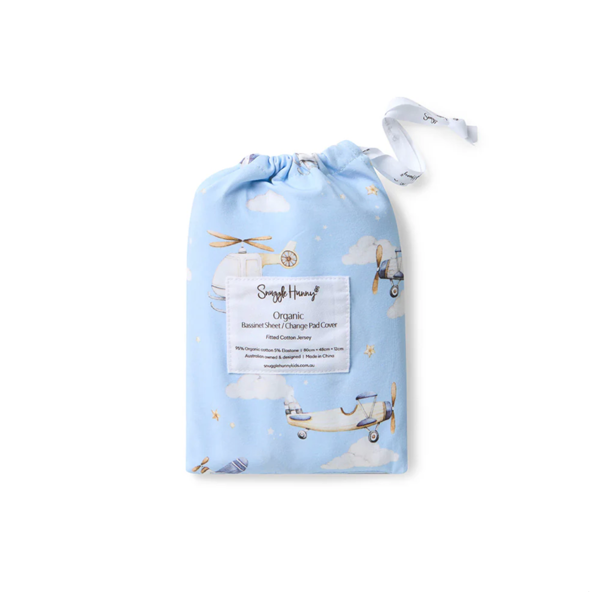 Taking Flight Organic Bassinet Sheet /Change Pad Cover
