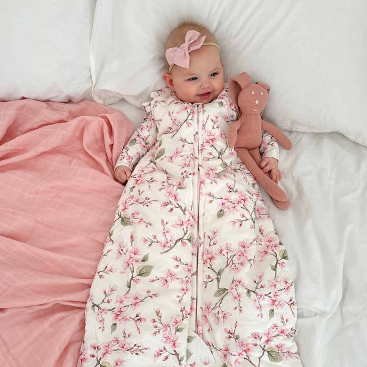 Cherry Blossom Organic Sleeping Bag