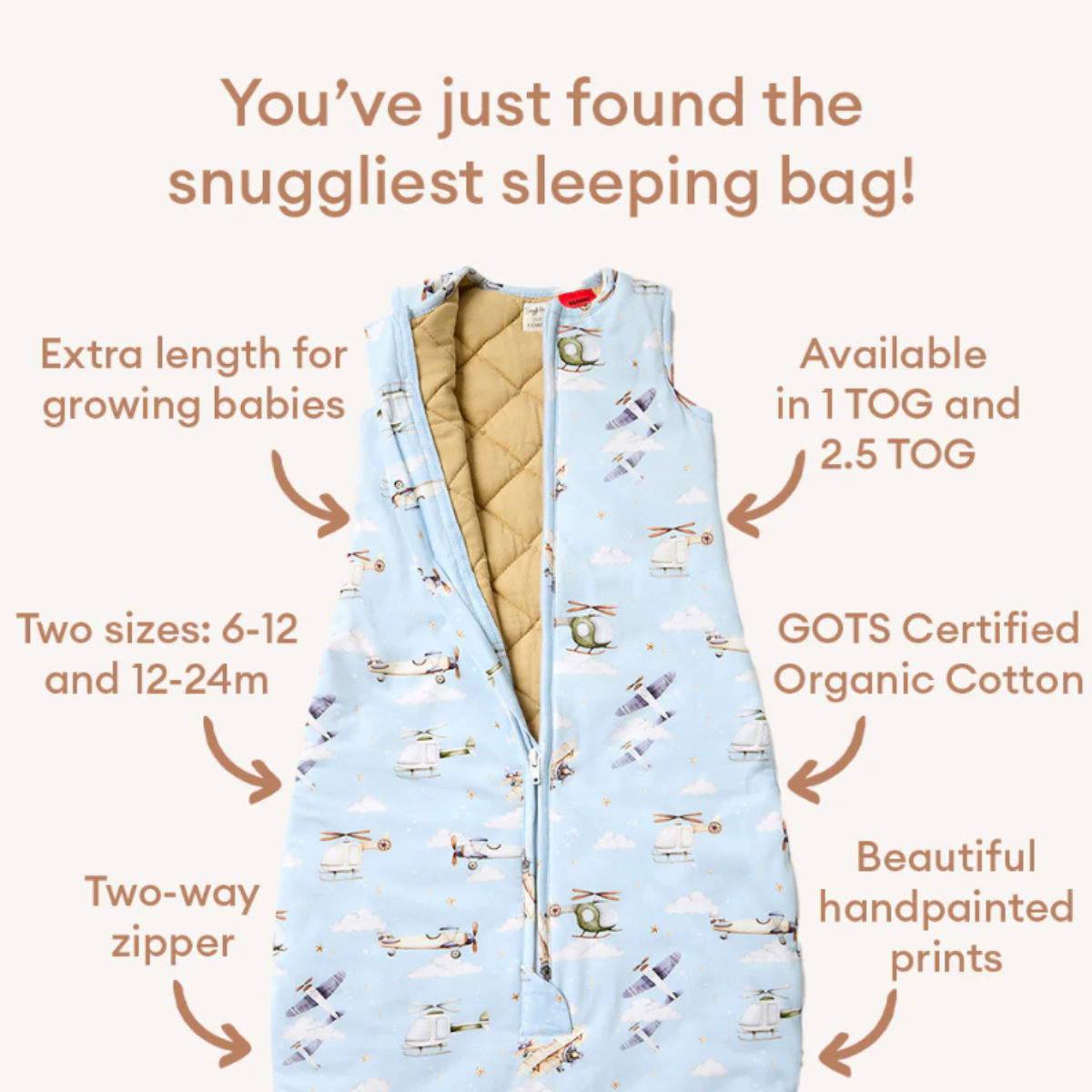 Taking Flight Organic Sleeping Bag