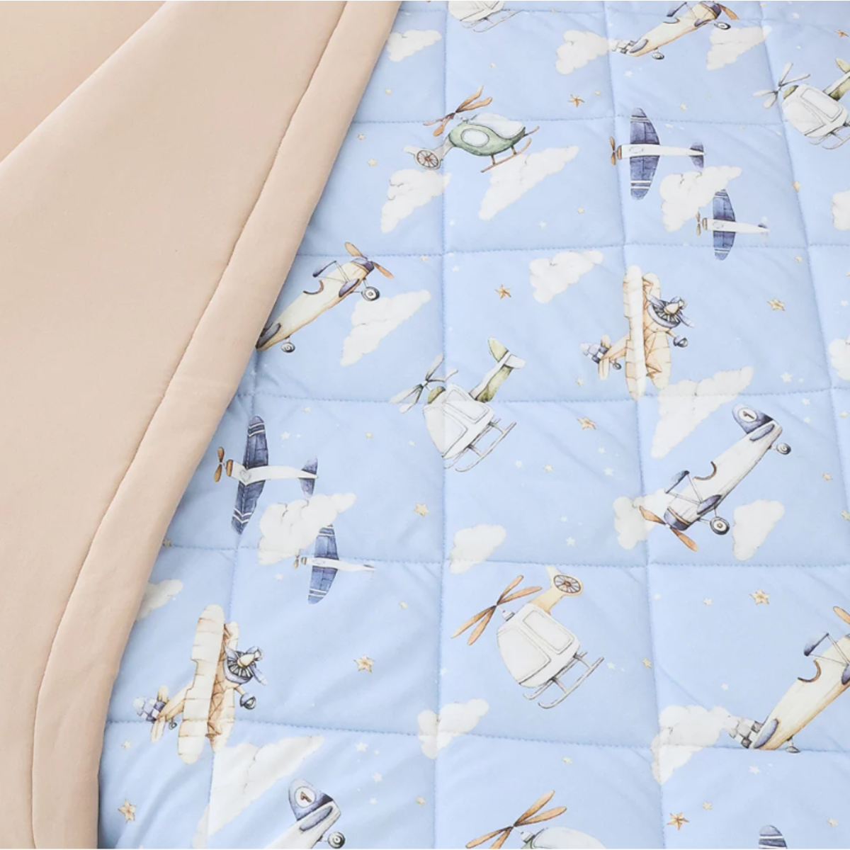 Taking Flight Organic Cotton Cot Comforter