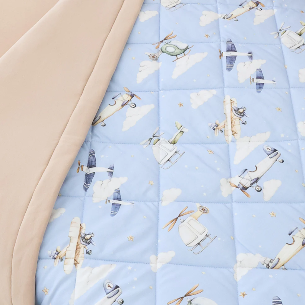 Taking Flight Organic Cotton Cot Comforter