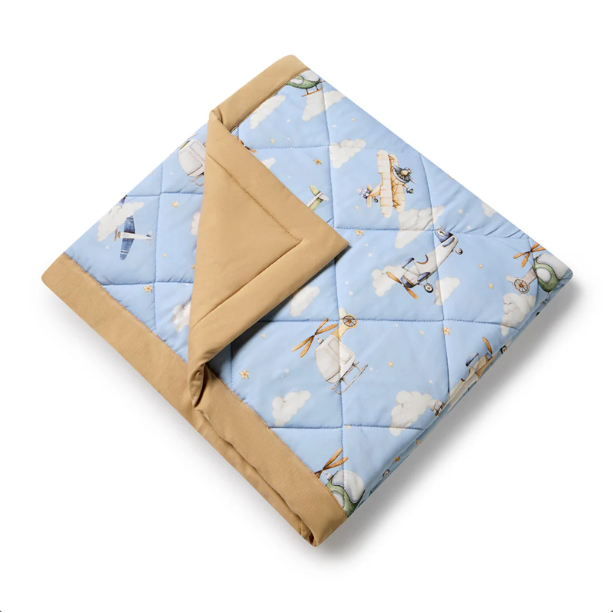 Taking Flight Organic Cotton Cot Comforter