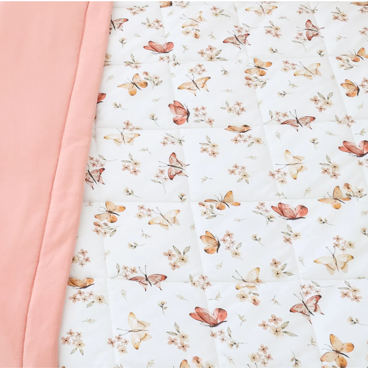 Butterfly Organic Cotton Cot Comforter