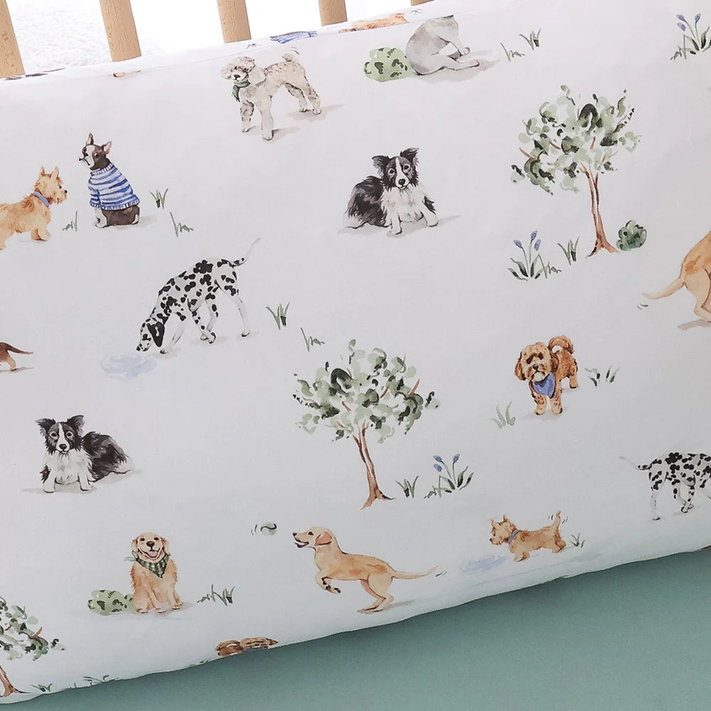 Snuggle Hunny Toddler Pillowcase 57 x 38cm-Dog Park