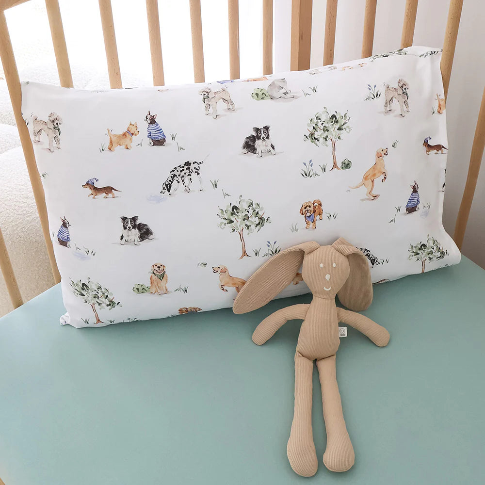 Snuggle Hunny Toddler Pillowcase 57 x 38cm-Dog Park