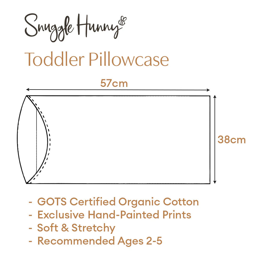 Snuggle Hunny Toddler Pillowcase 57 x 38cm-Dog Park