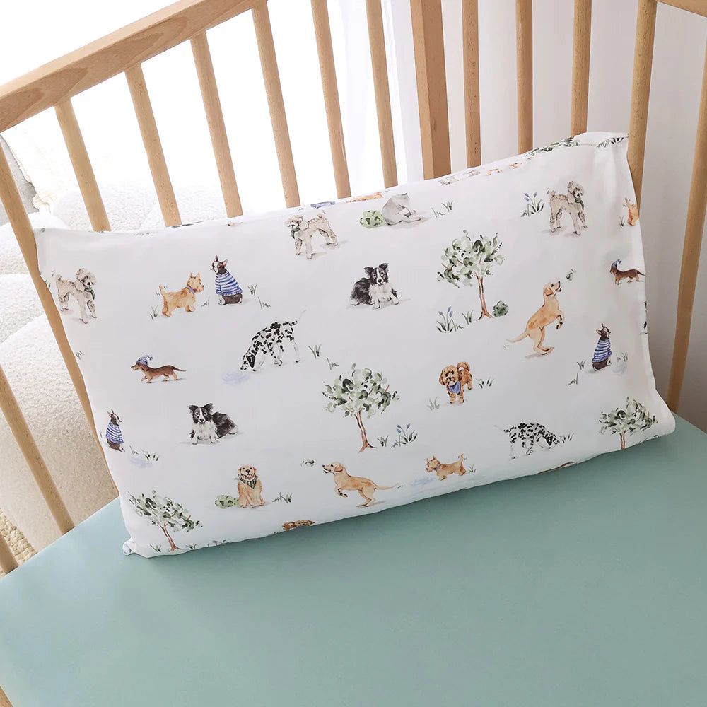 Snuggle Hunny Toddler Pillowcase 57 x 38cm-Dog Park