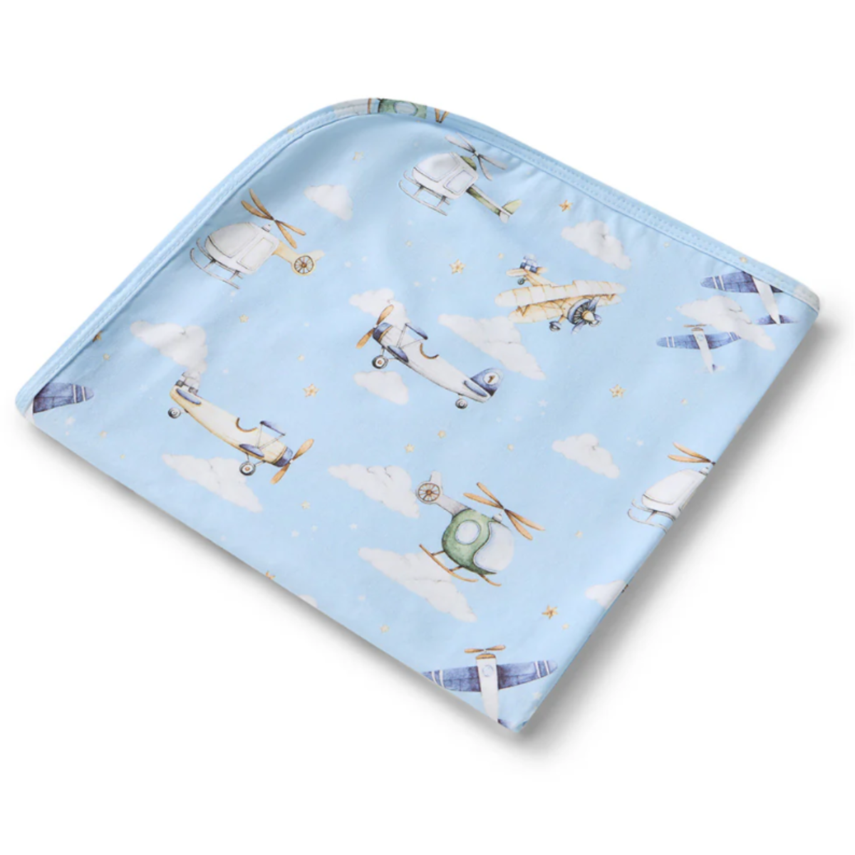 Taking Flight Organic Jersey Wrap & Beanie Set