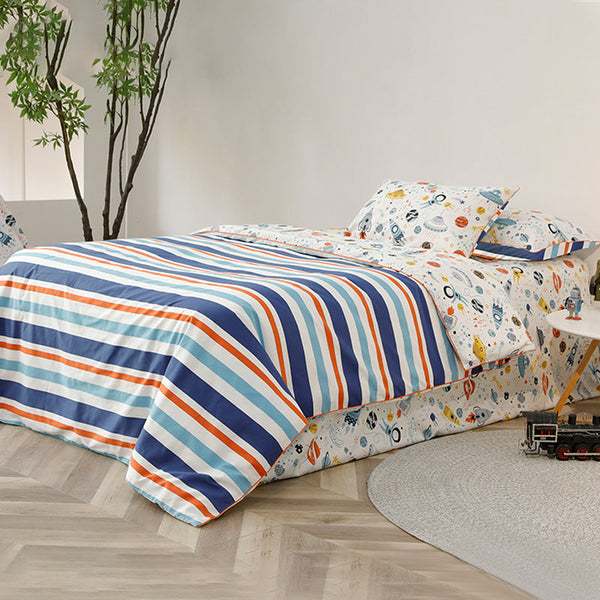 Space Travel Double Bed Quilt Cover Set