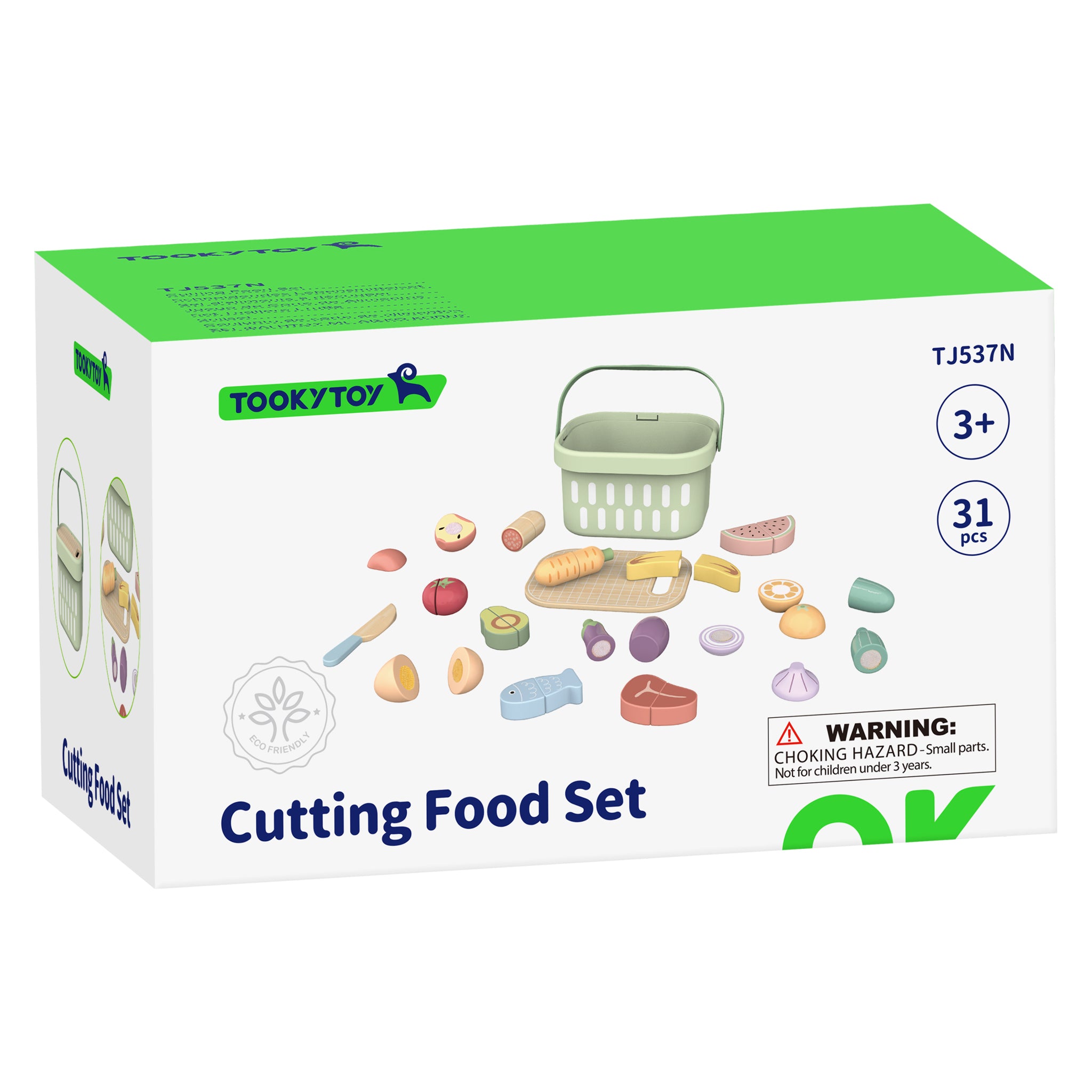 Tooky Toy Cutting Food Toy Set