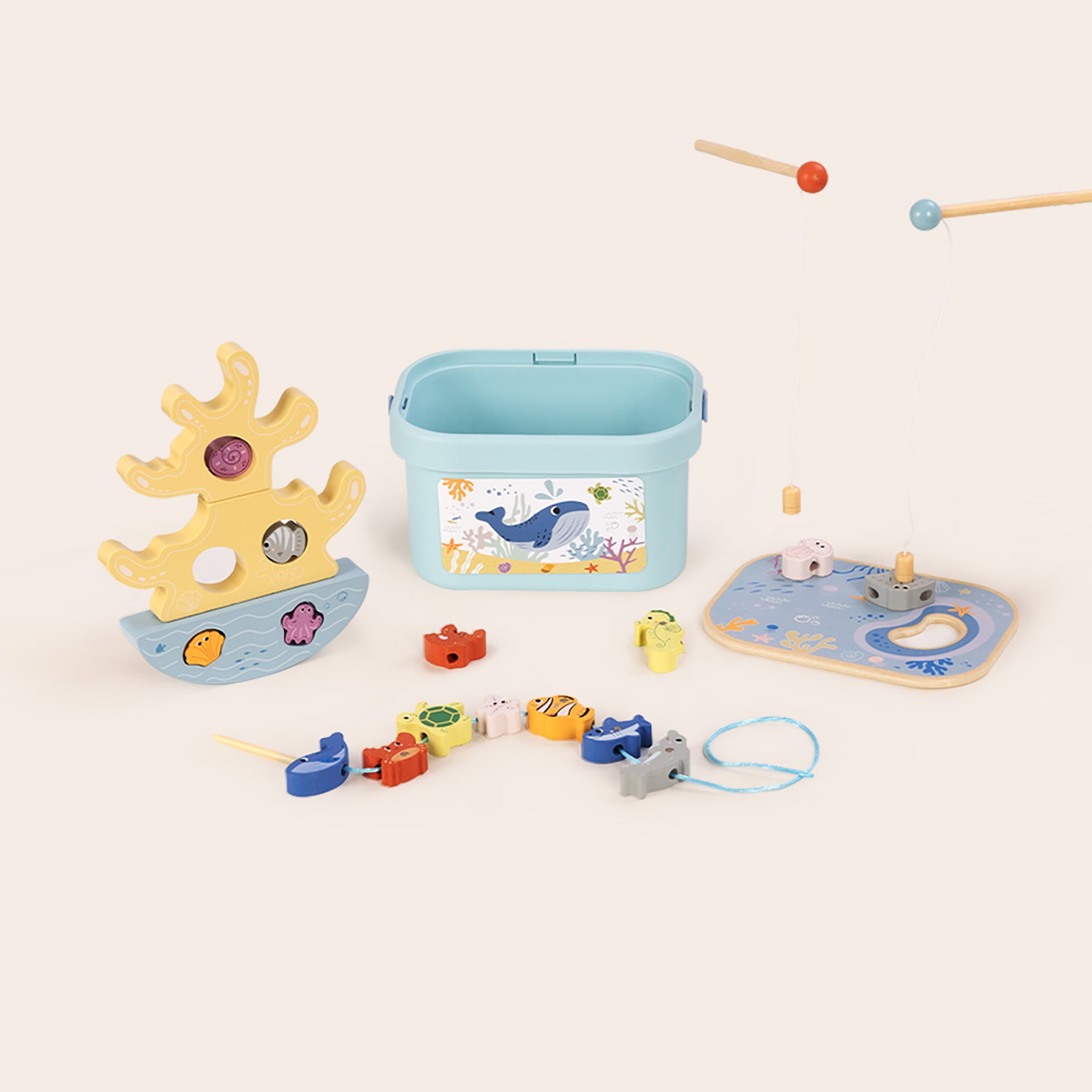 Tooky Toy 3 In 1 Fishing Box