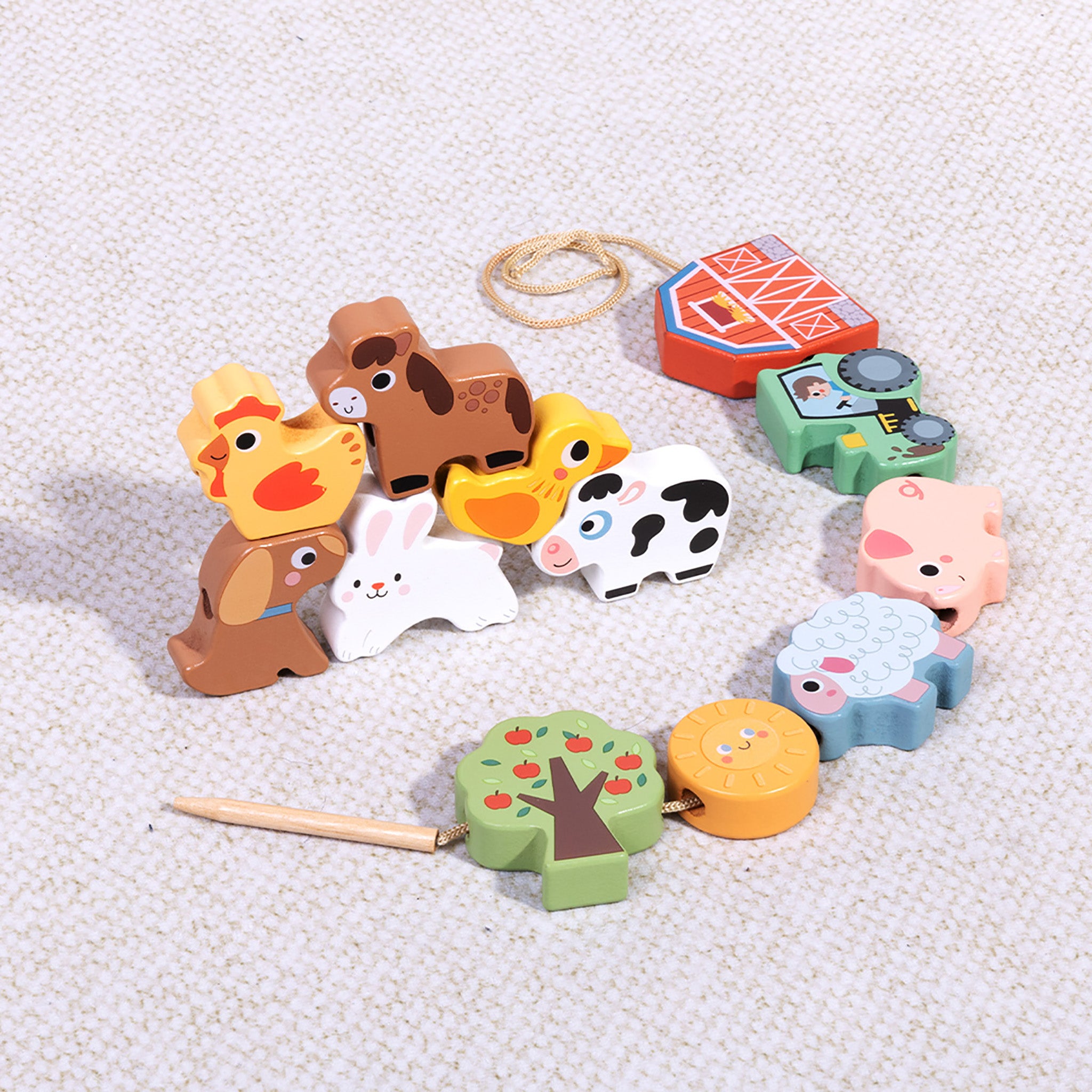 Tooky Toy Lacing Farm