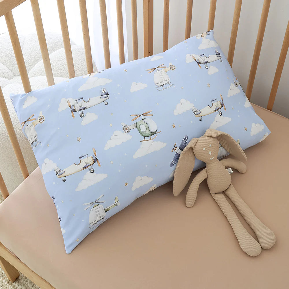 Taking Flight Organic Cotton Toddler Pillowcase