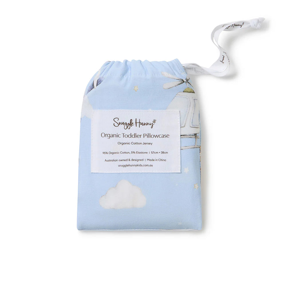 Taking Flight Organic Cotton Toddler Pillowcase