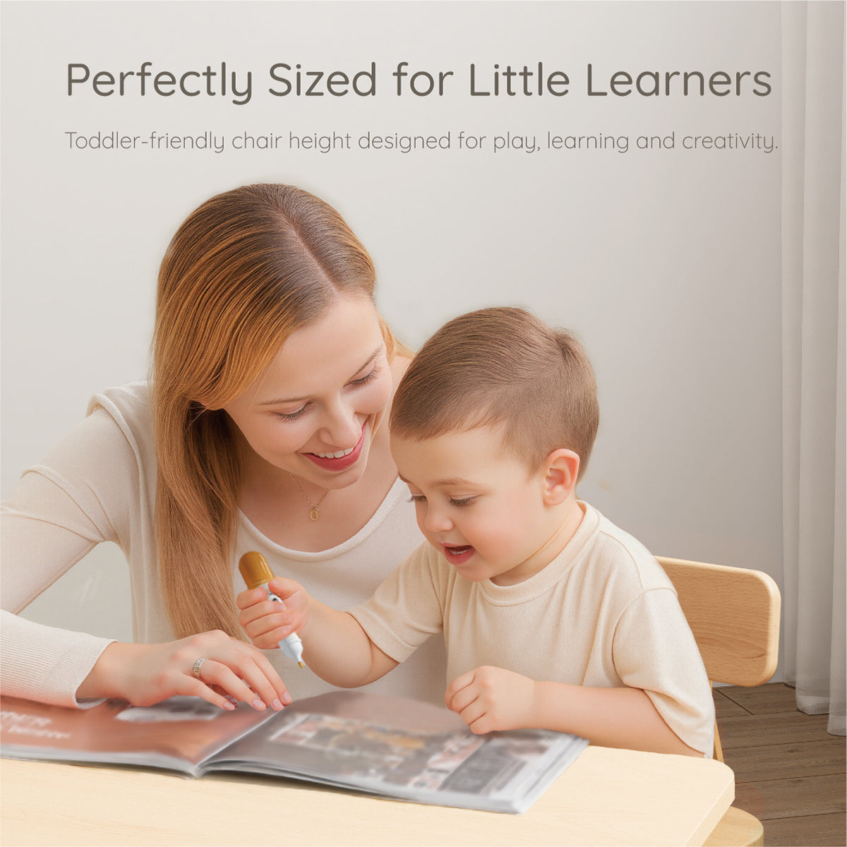 Tidy Learning Table & 2 Chairs Bundle
