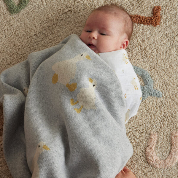 Wiggles Knitted Baby Blanket