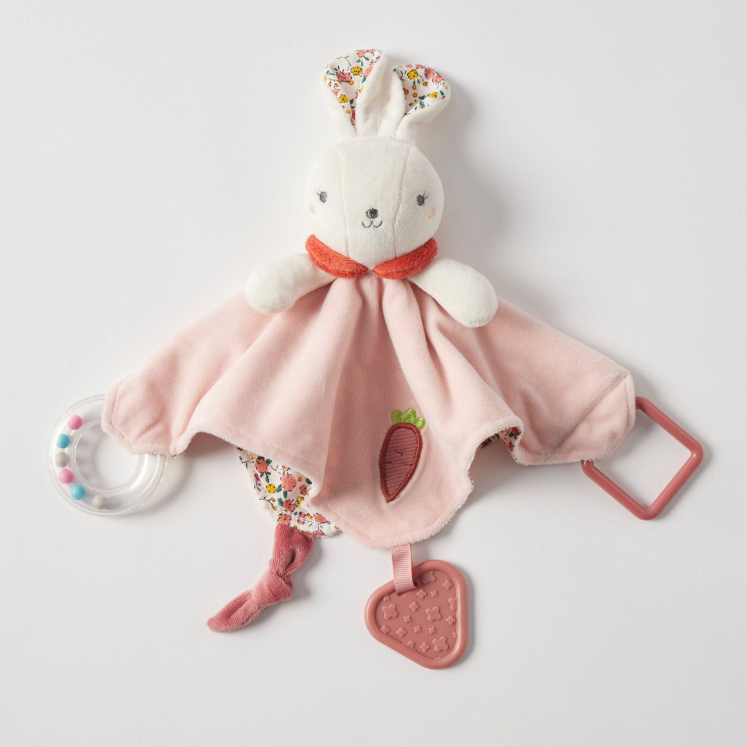 Hugglies Bunny Rattle Comforter