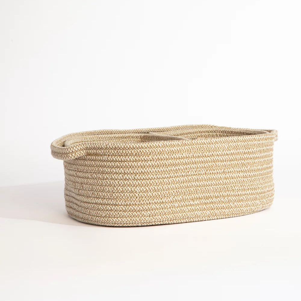 3-Piece Cotton Rope Storage Set - Natural