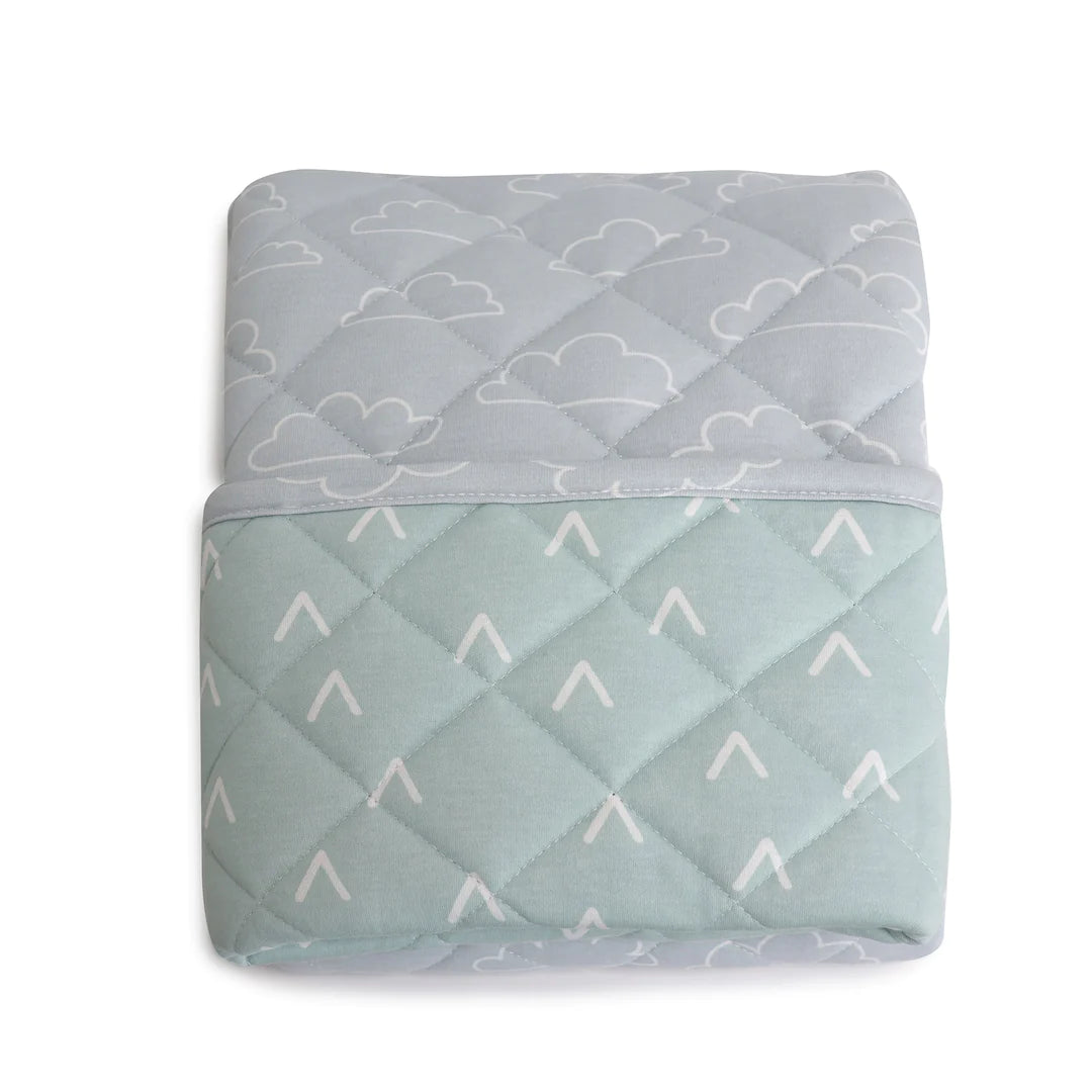 Boori Bubba Blue Reversible Cot Quilt