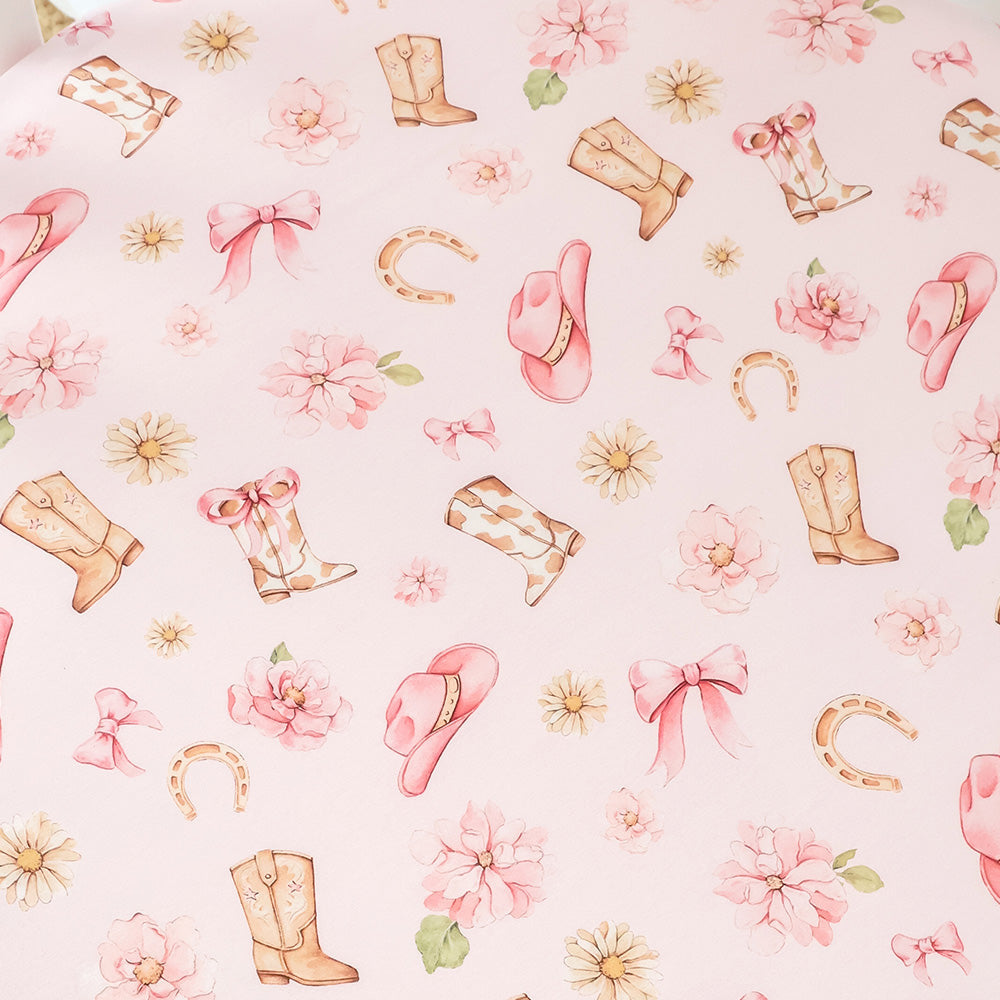 Snuggle Hunny Cot Fitted Sheet – Boots & Bows