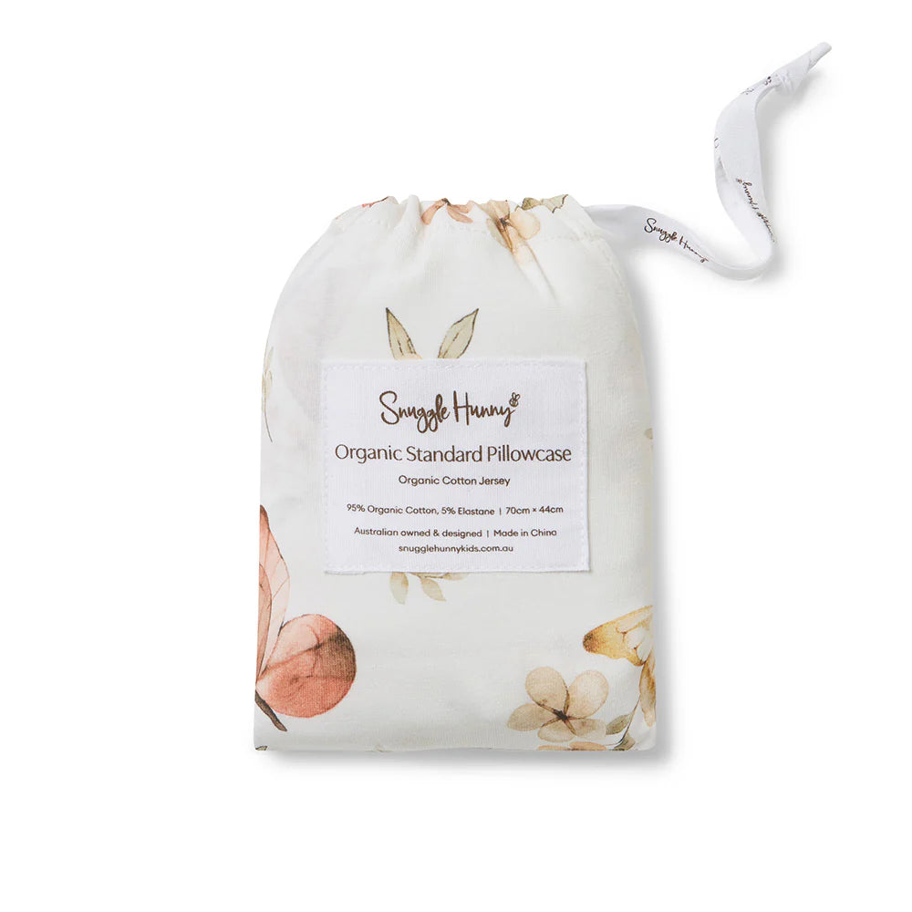 Snuggle Hunny Kids Single Pillowcase Butterfly