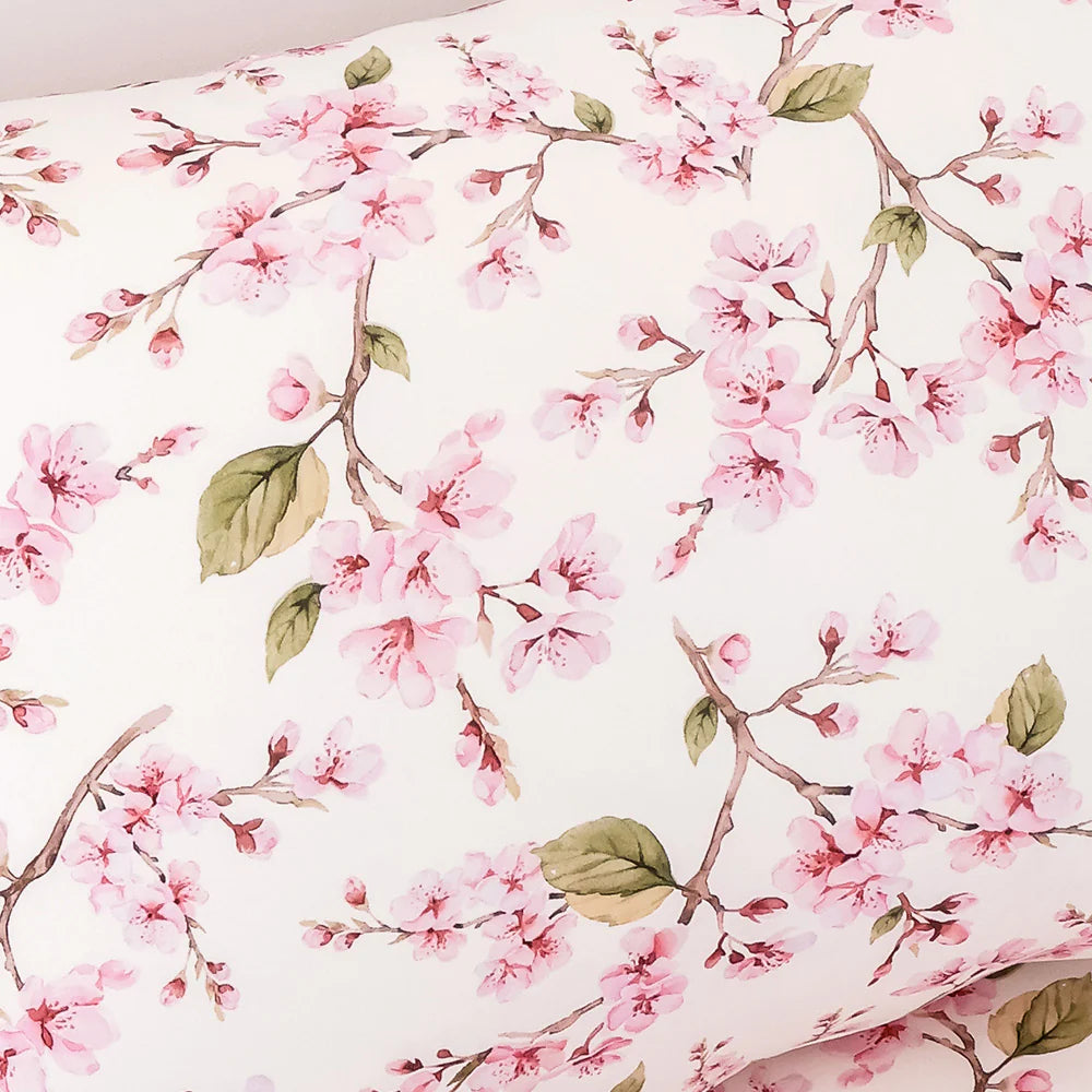 Snuggle Hunny Single Pillowcase - Cherry Blossom