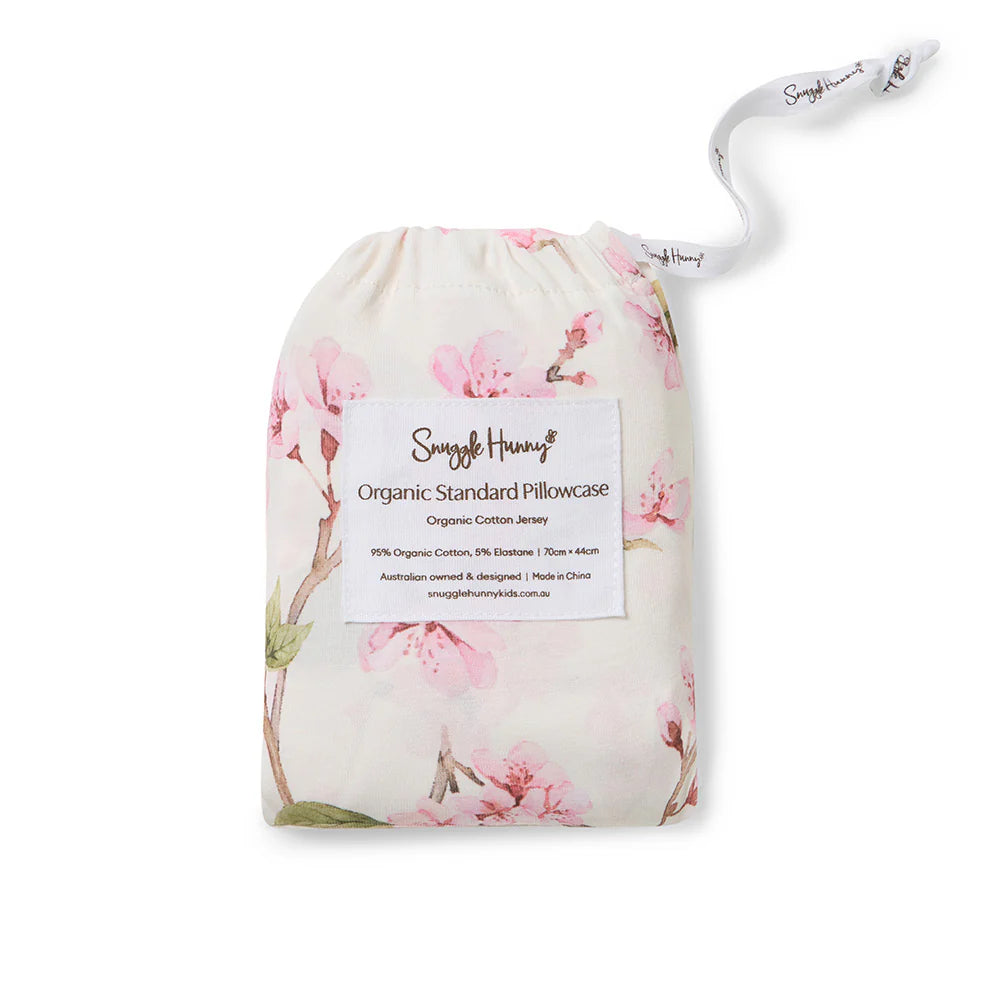 Snuggle Hunny Single Pillowcase - Cherry Blossom