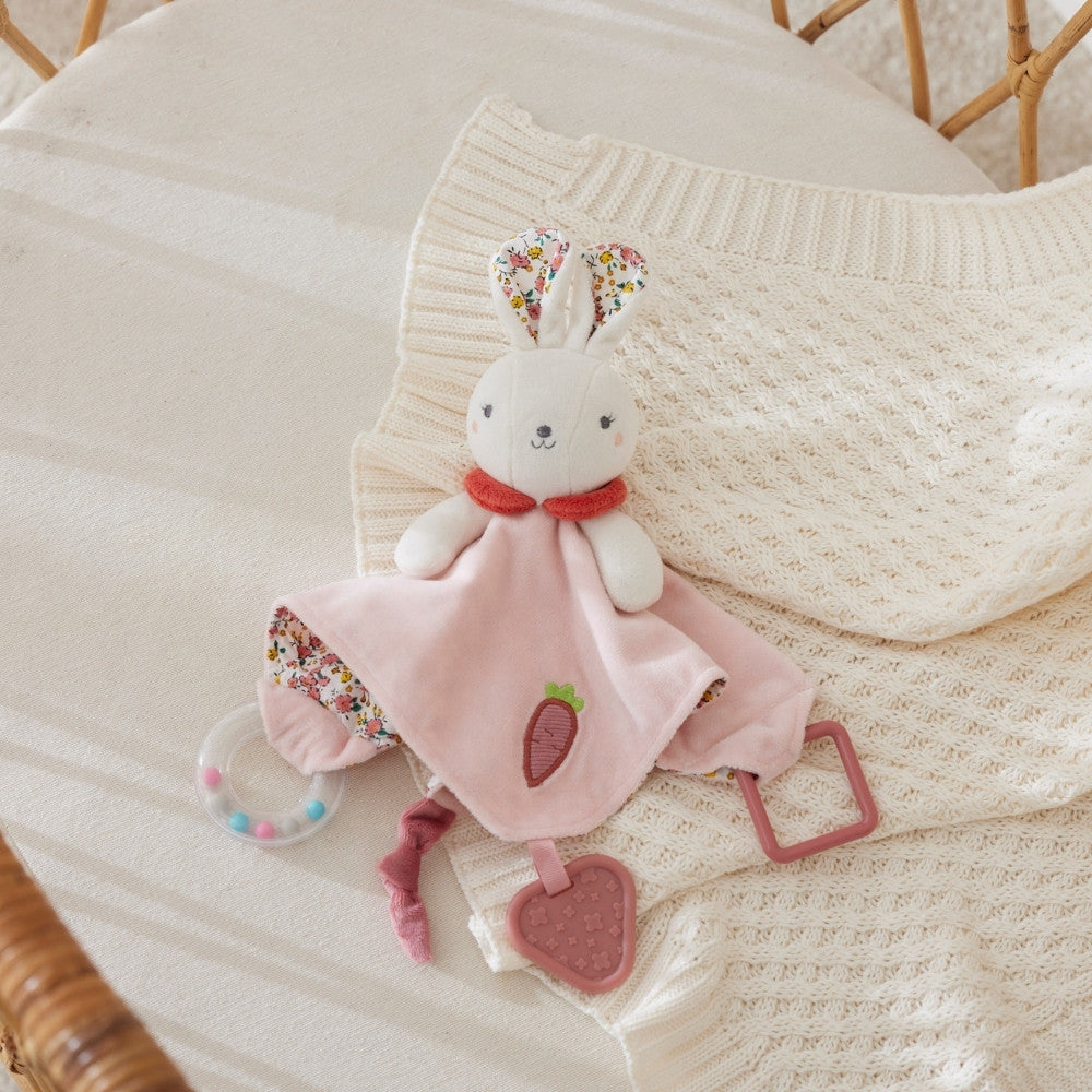 Hugglies Bunny Rattle Comforter