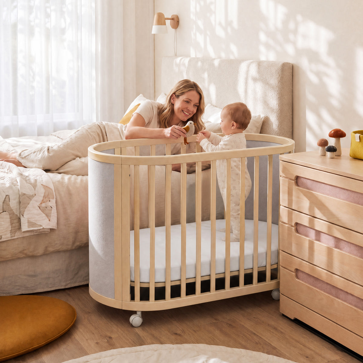 Eden Elite Oval Cot