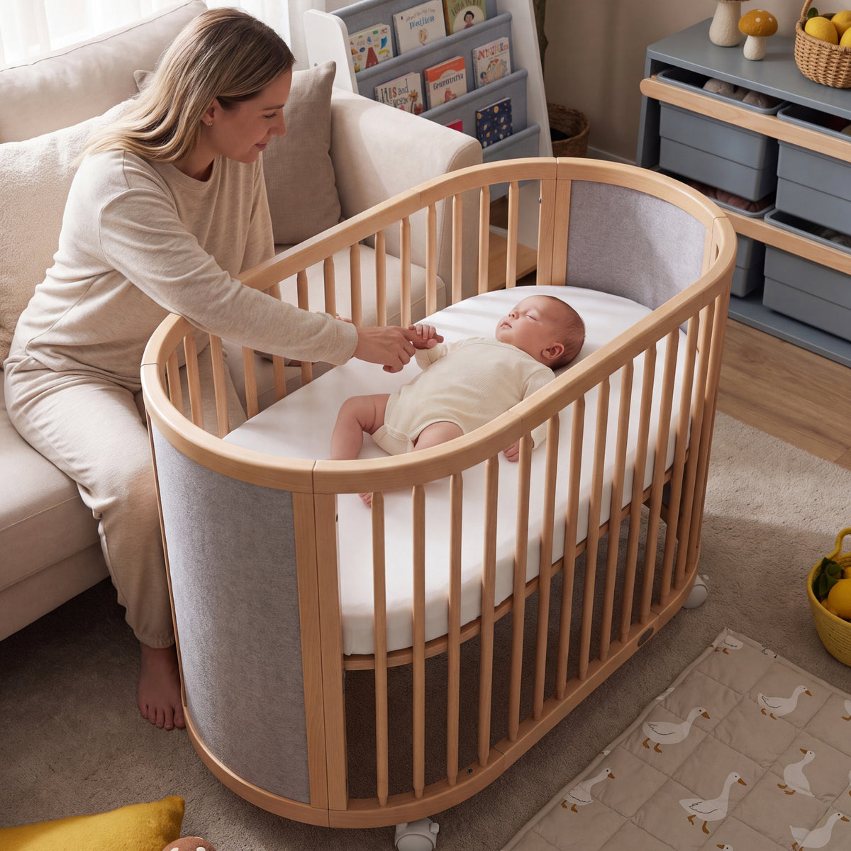 Eden Elite Oval Cot