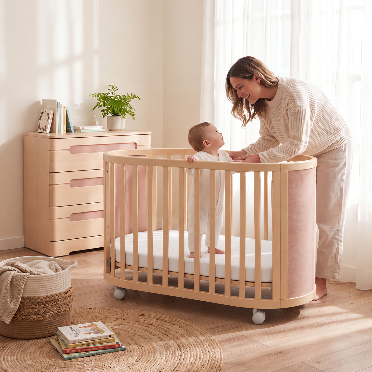 Eden Elite Oval Cot
