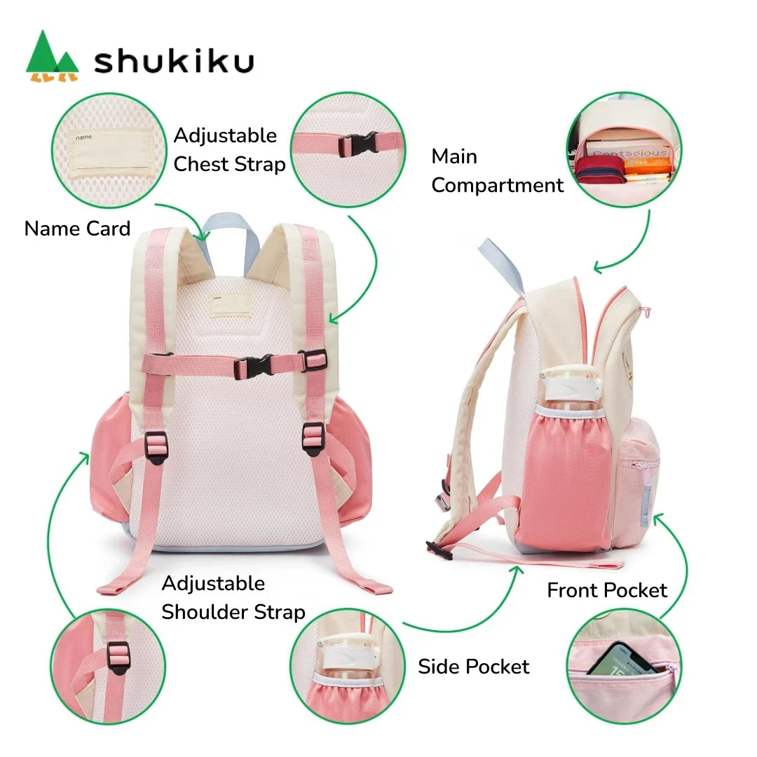 Classic Backpack (Medium) - Peach Pink