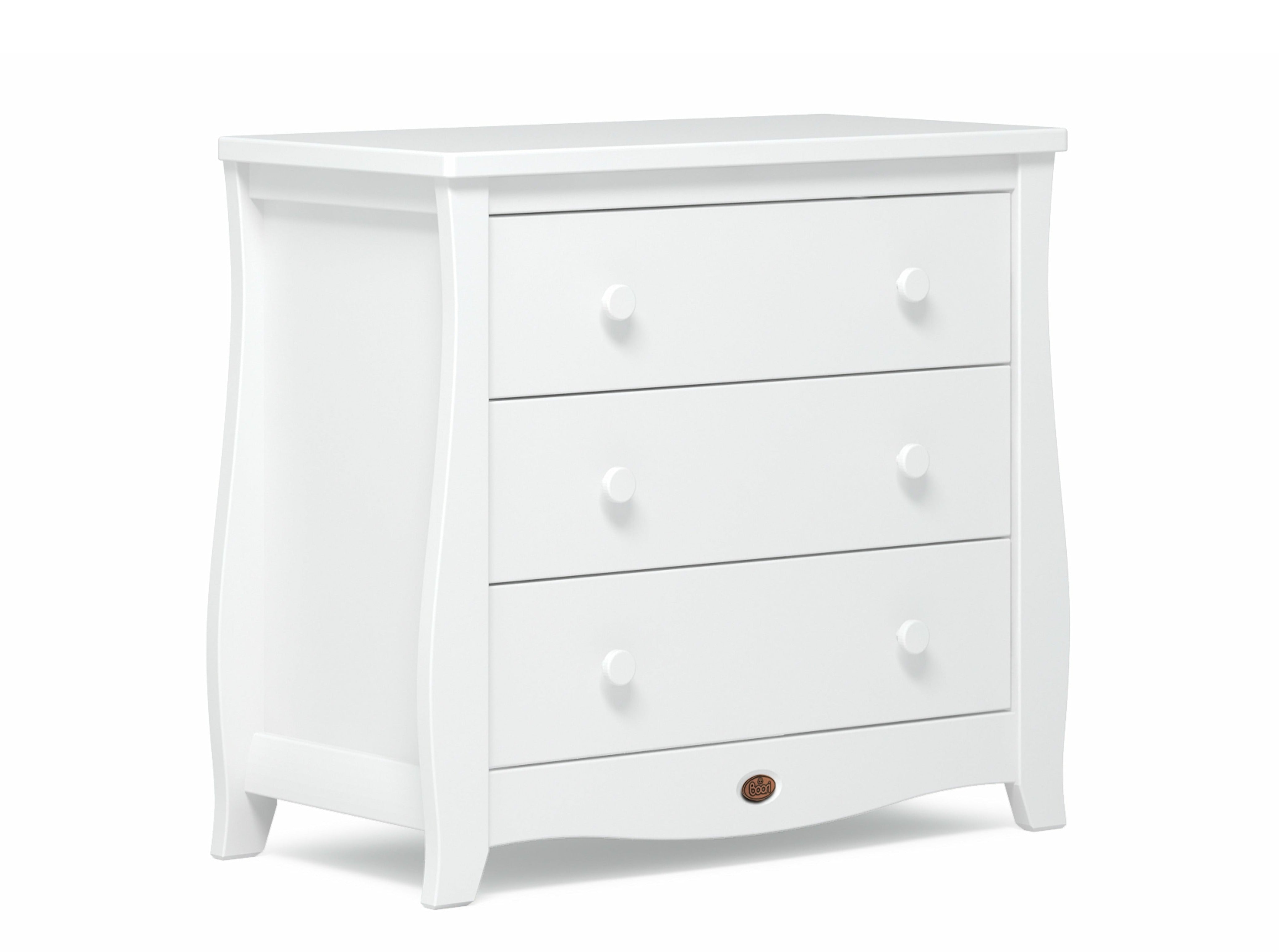 Sleigh 3 Drawer Chest V24 - (WAREHOUSE COLLECTION ONLY)