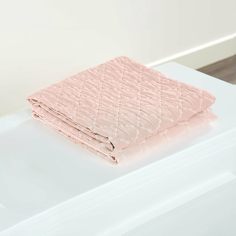 Diamond Jacquard Cotton Blanket