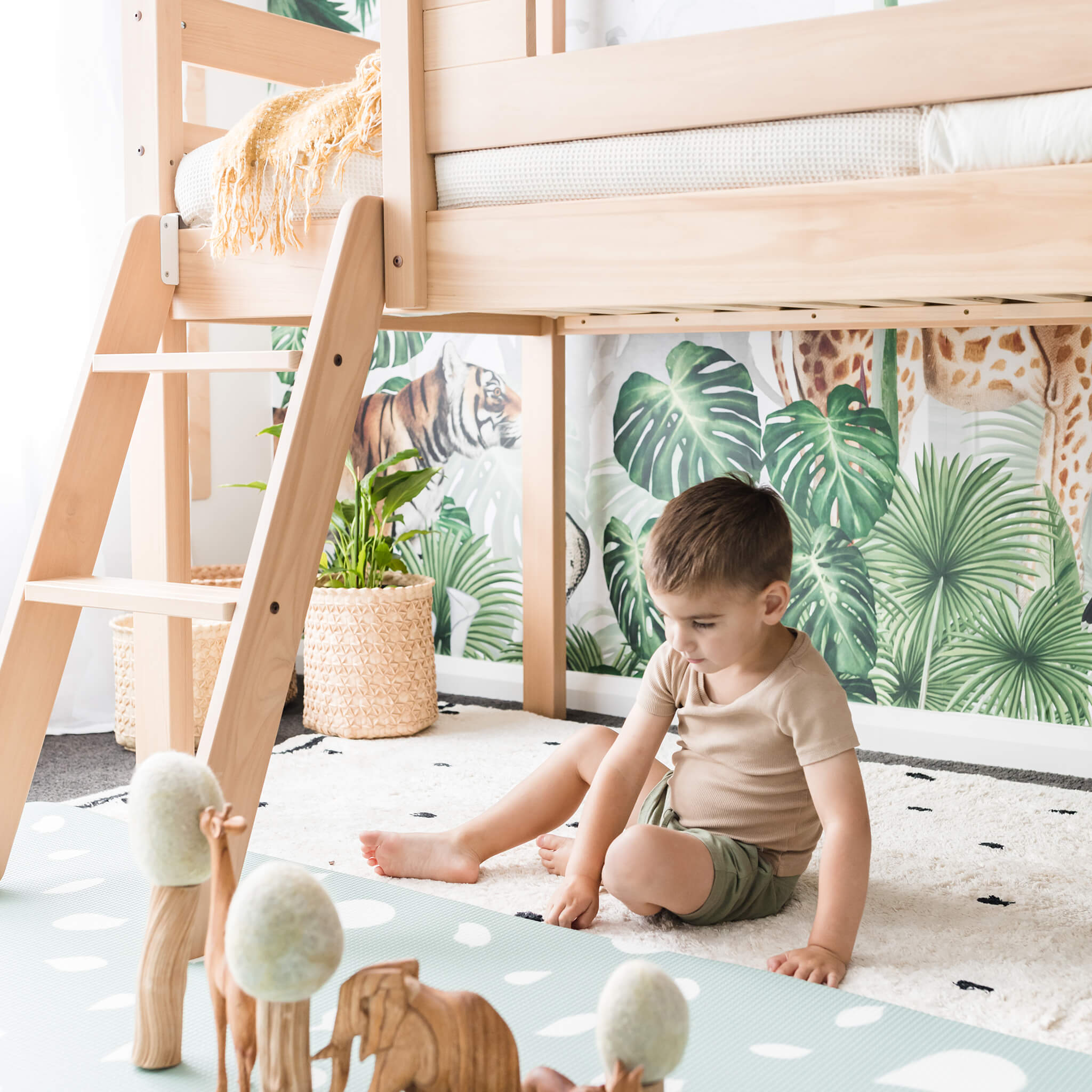 Forest Teepee Single Loft Bed