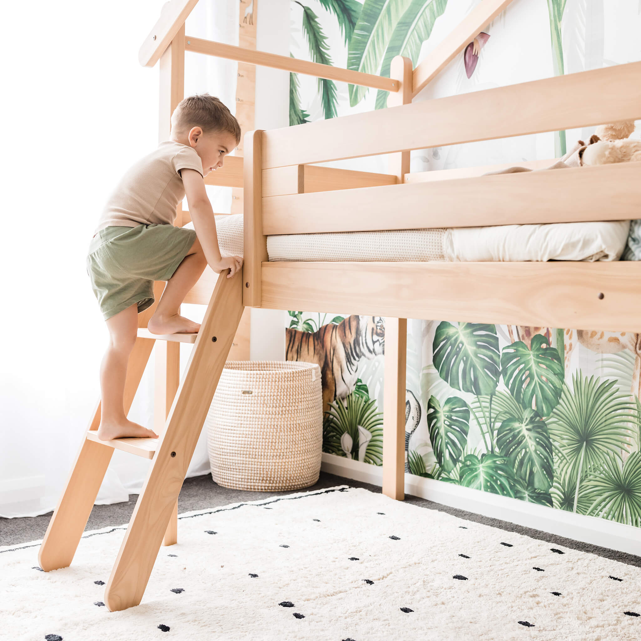 Forest Teepee Single Loft Bed