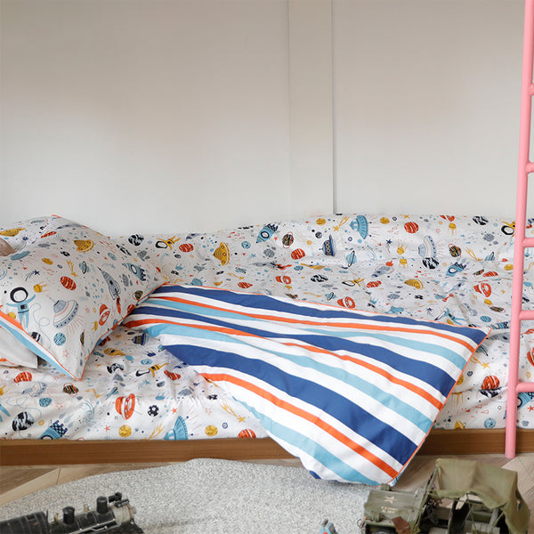 Space Travel Single Bed Quilt Cover Set